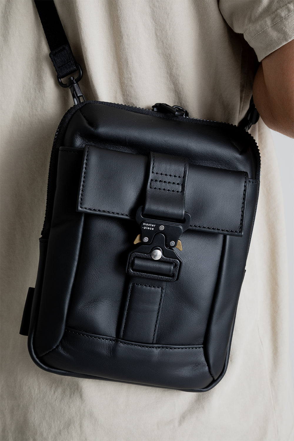 Master-Piece Confi Shoulder Bag in Black