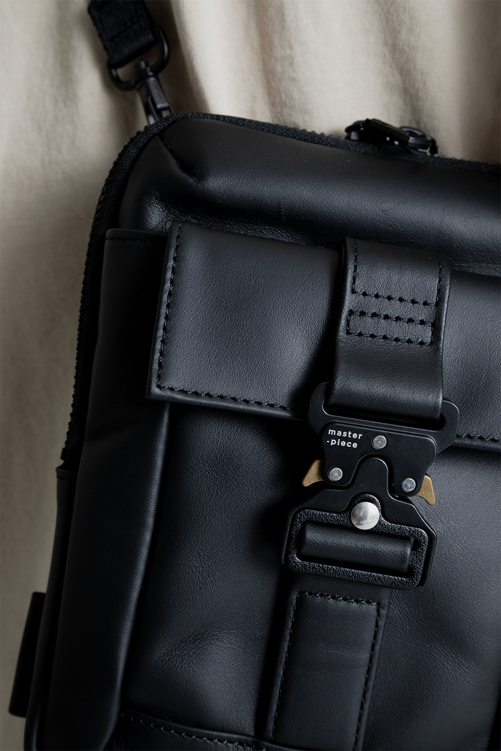 Master-Piece Confi Shoulder Bag in Black