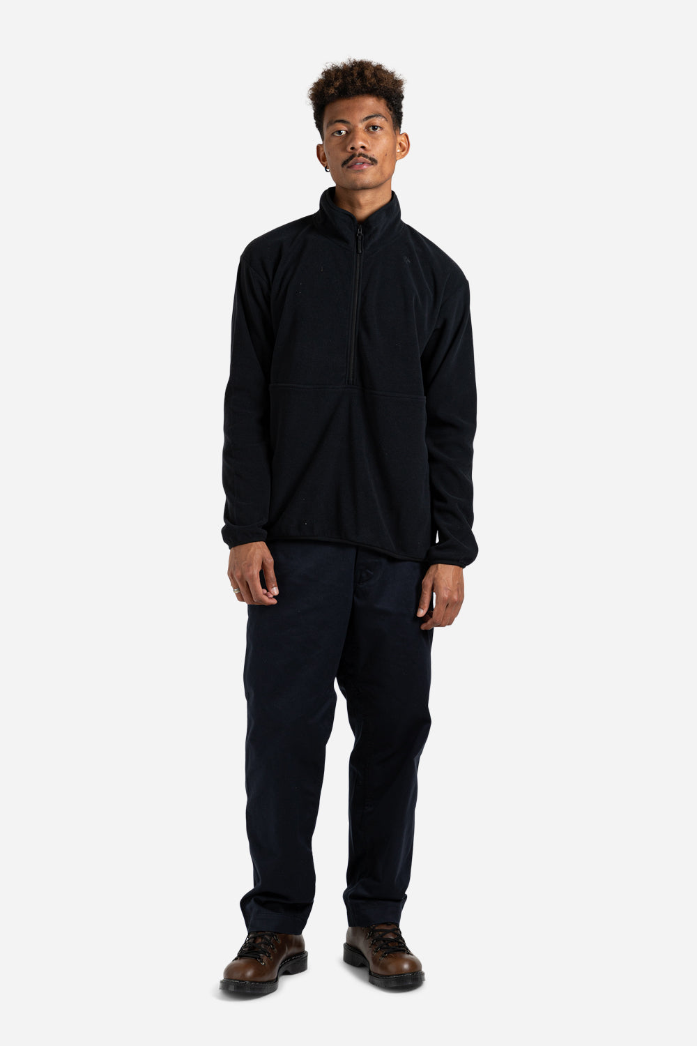 goldwin_Micro-Fleece-Half-Zip-Black