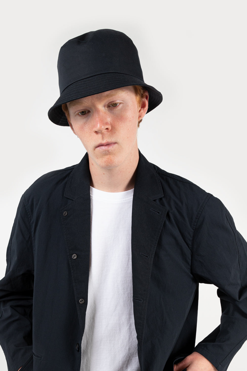 nanamica gore-tex hat in navy