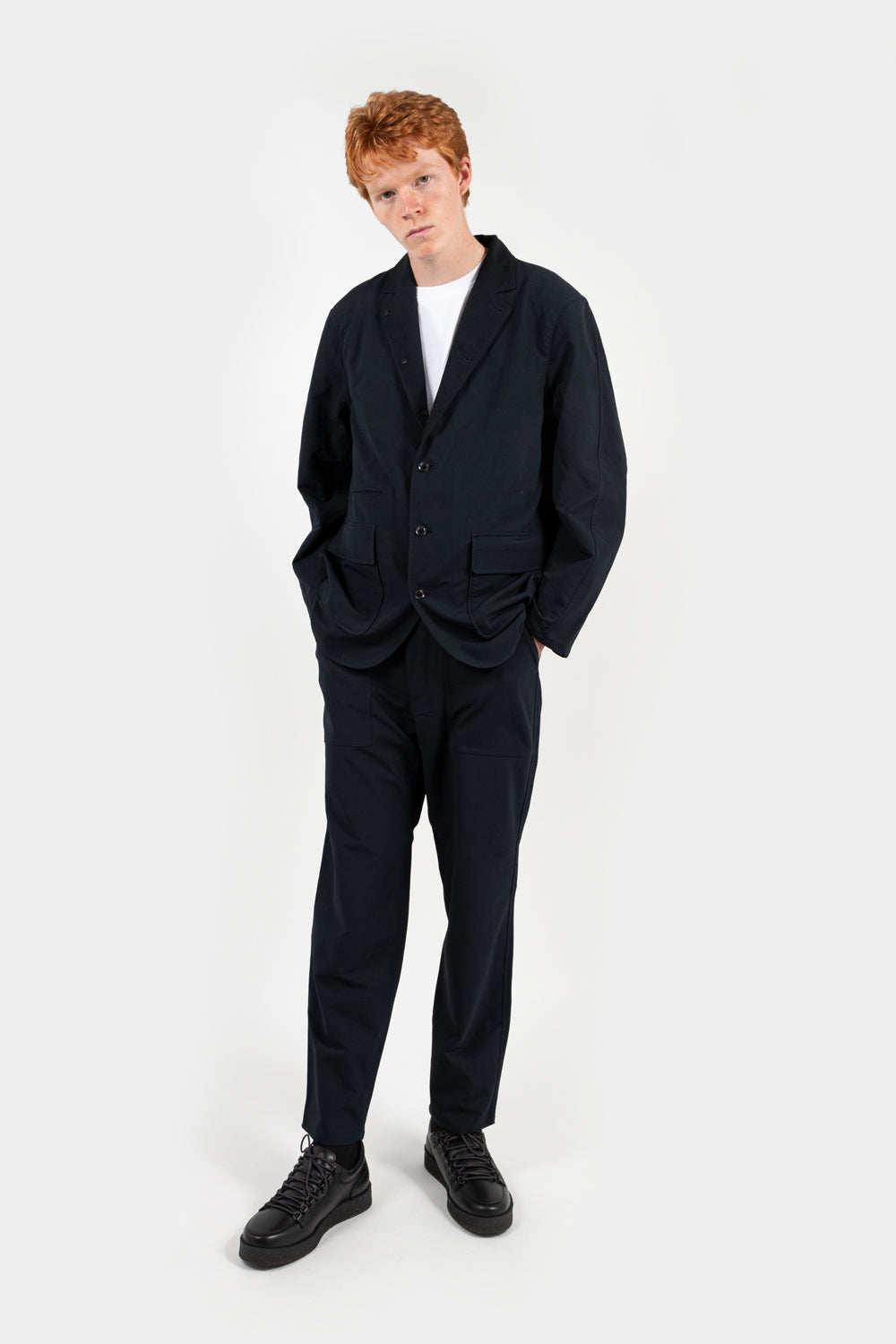 nanamica nanamican alphadry club jacket in navy