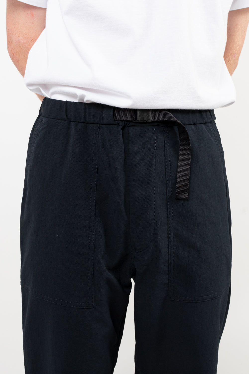 nanamica nanamican alphadry dock pants in dark navy