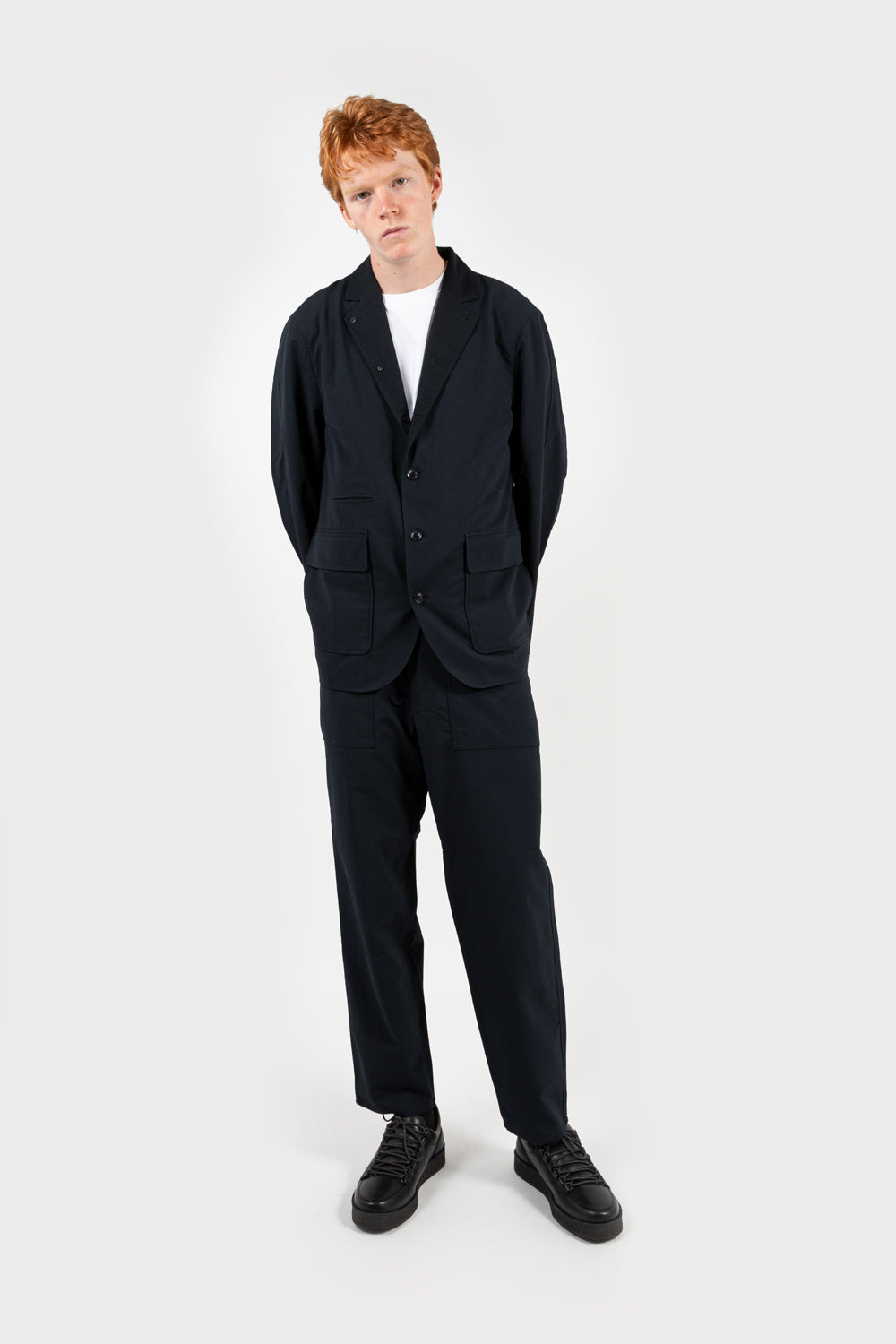 nanamica nanamican alphadry dock pants in dark navy