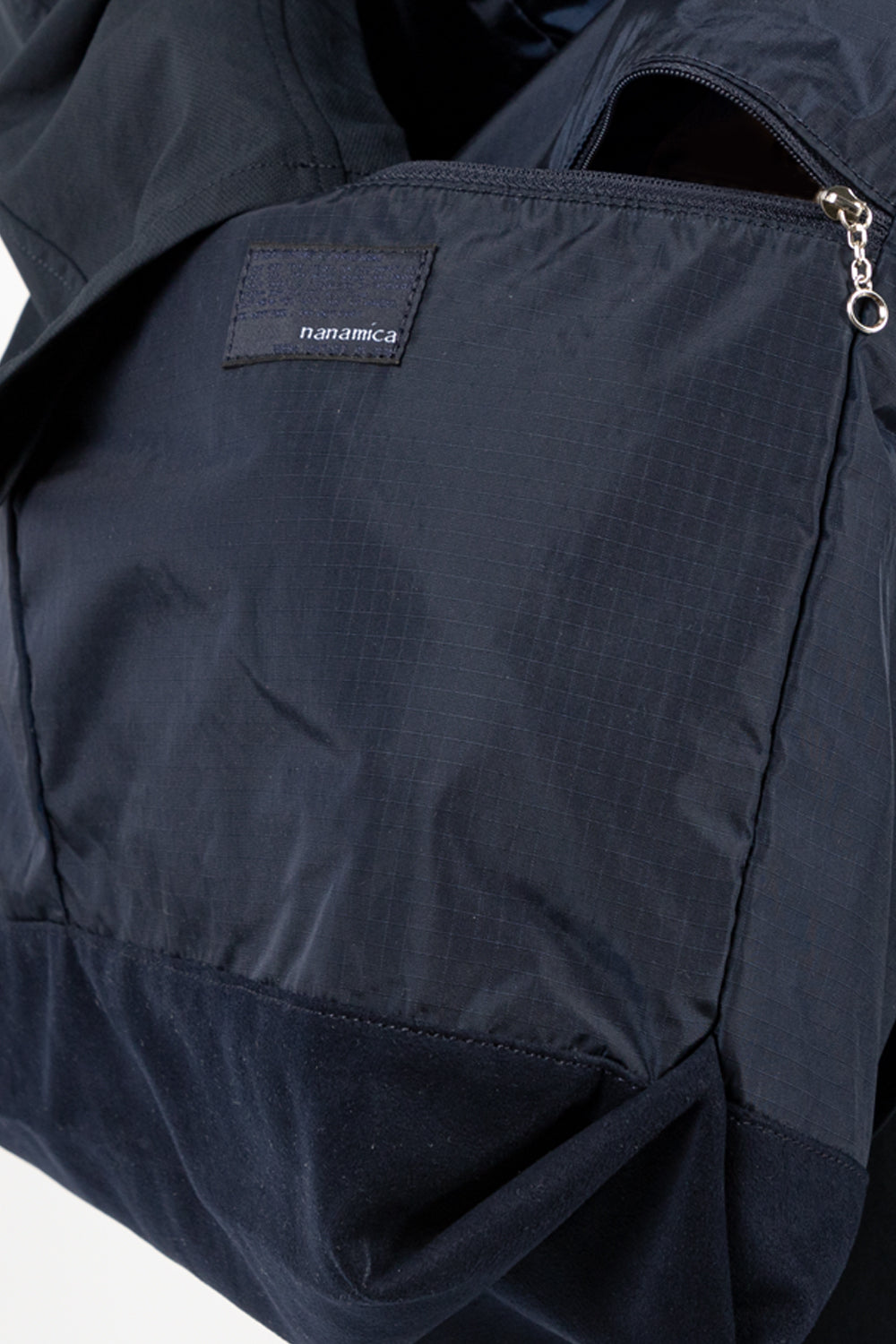 nanamica utility shoulder bag in navy