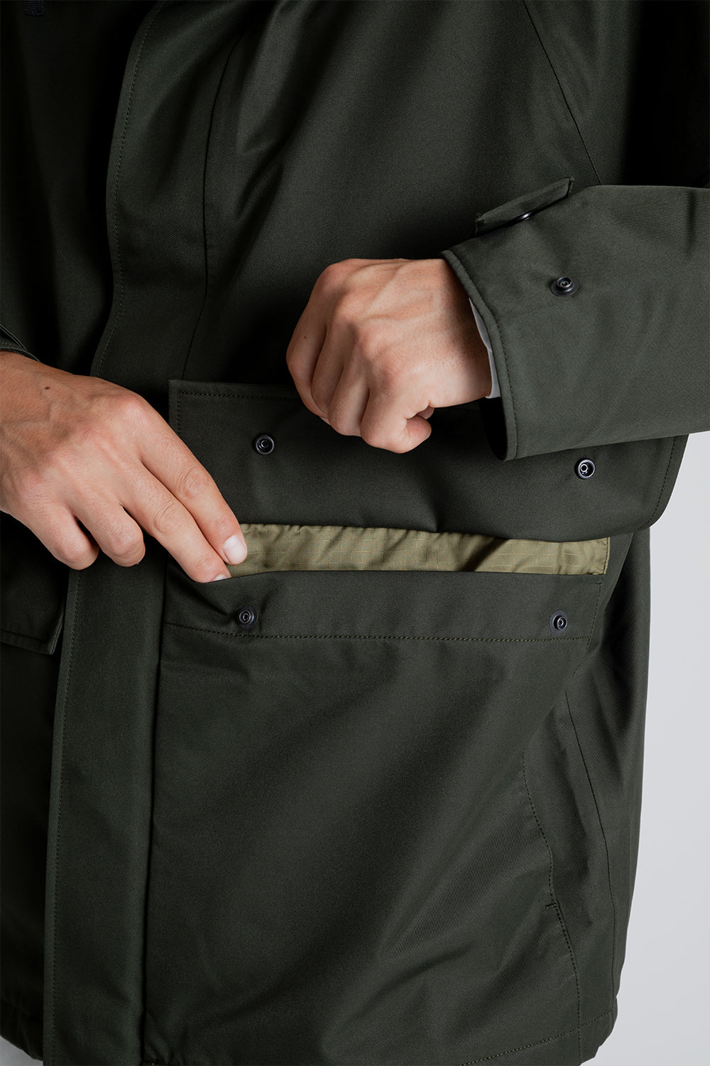 Nanamica 2L GORE-TEX Cruiser Jacket in Khaki