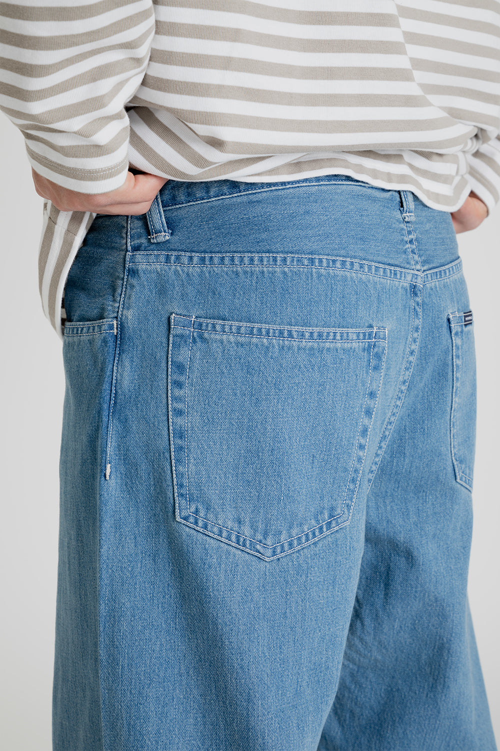 Nanamica 5 Pockets Pants in Indigo Bleach