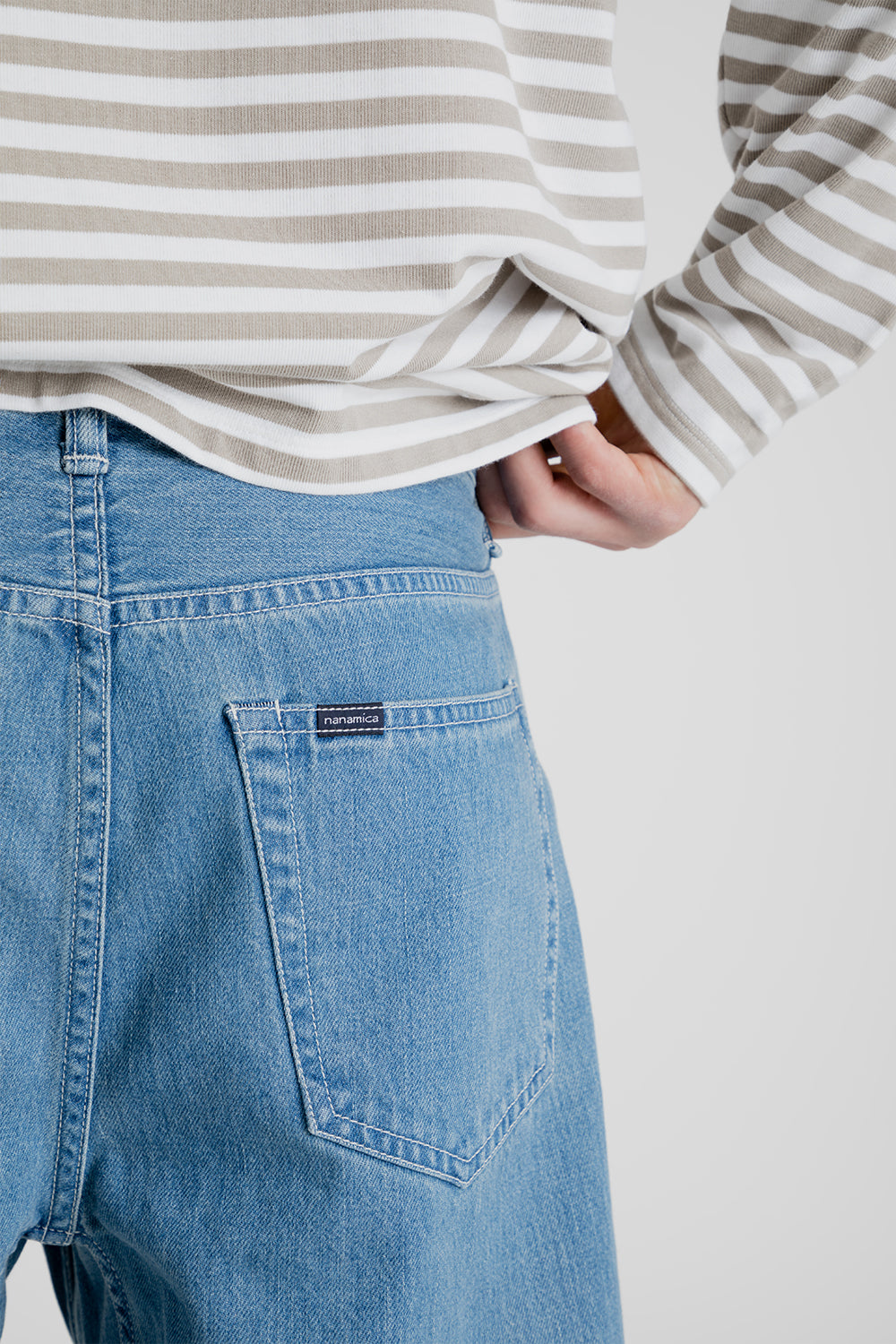 Nanamica 5 Pockets Pants in Indigo Bleach
