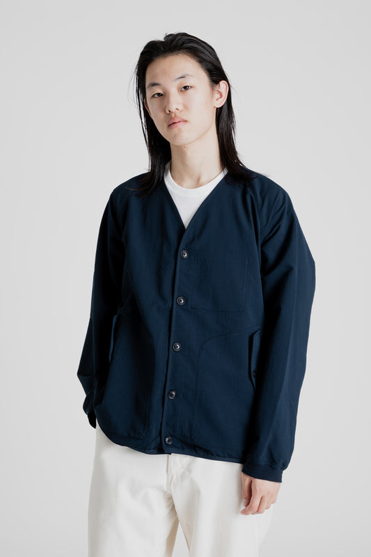 Nanamica Alphadry Cardigan in Navy
