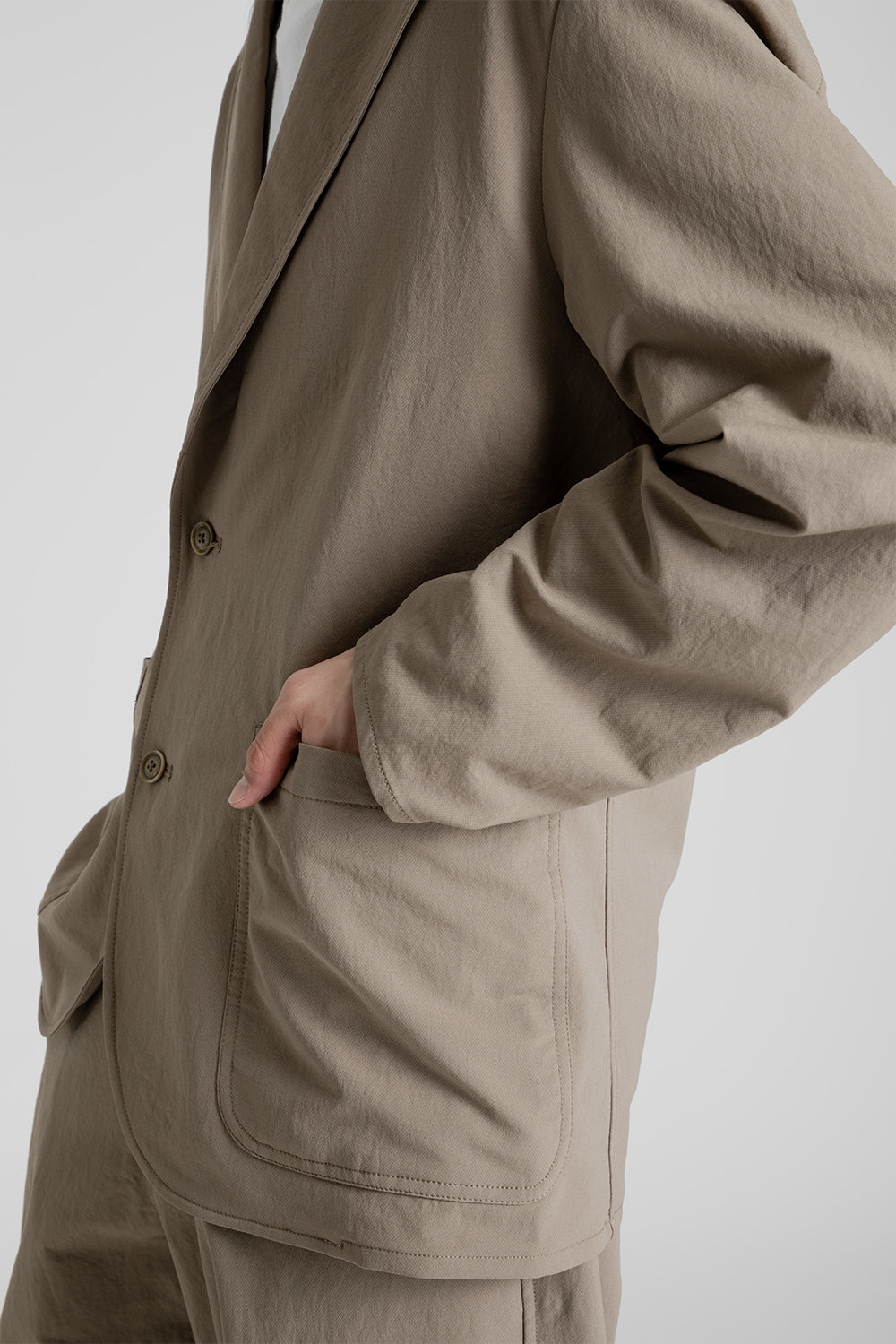 Nanamica Alpadry Club Jacket in Taupe
