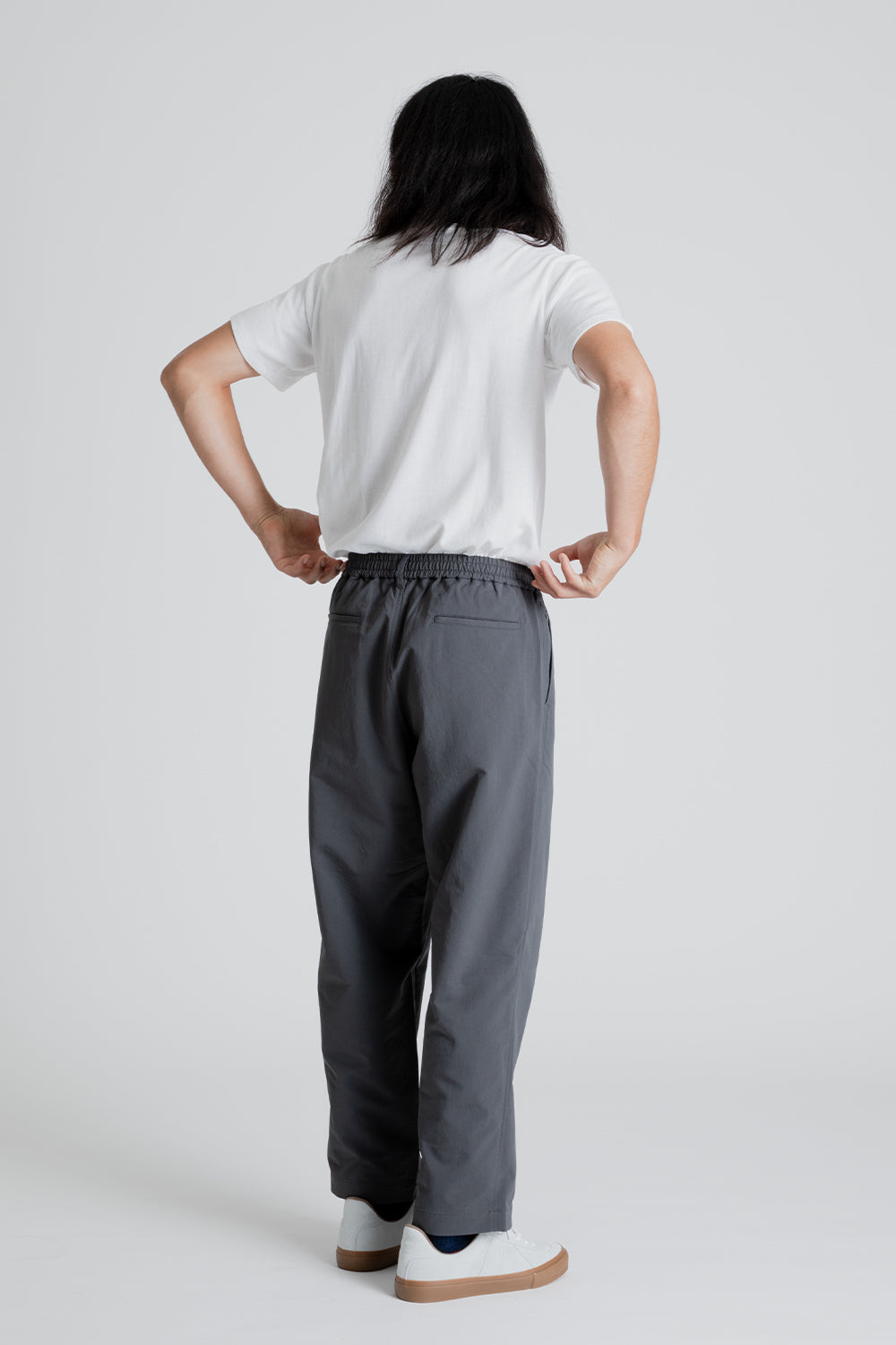 Nanamica ALPHADRY Wide Easy Pants in Gray
