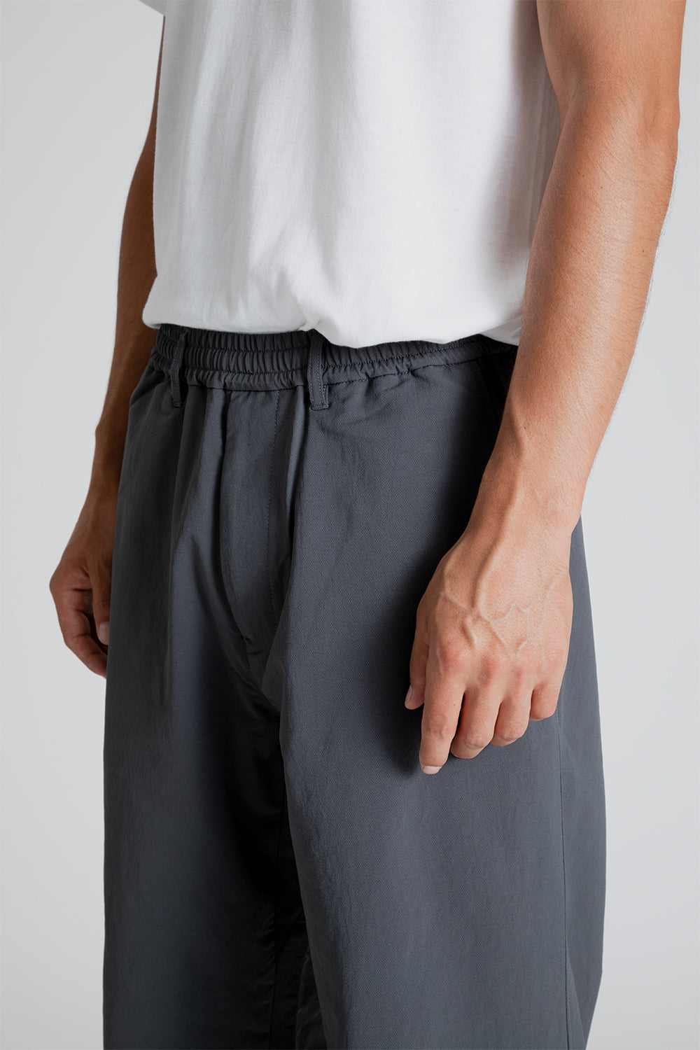 Nanamica ALPHADRY Wide Easy Pants in Gray