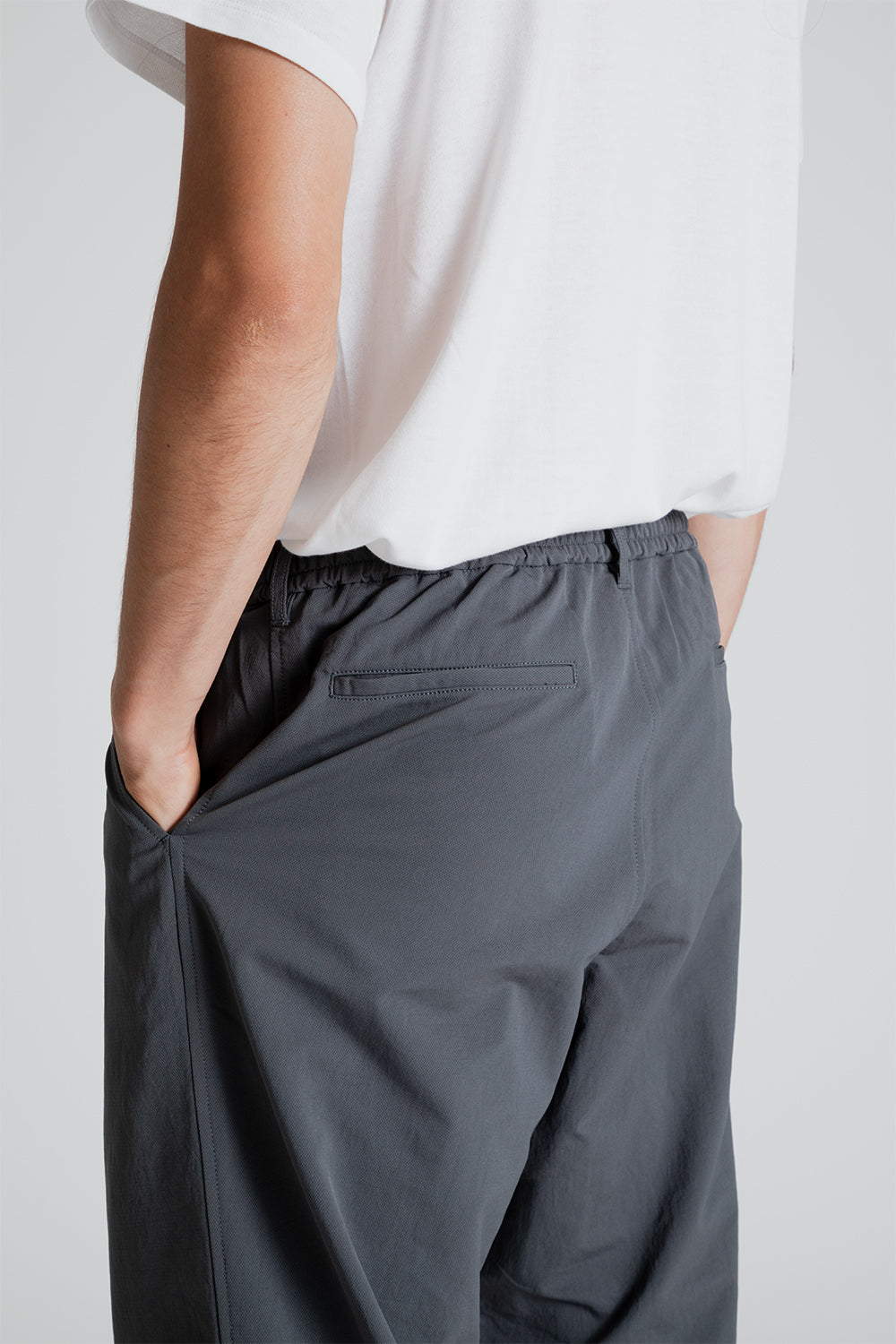 Nanamica ALPHADRY Wide Easy Pants in Gray