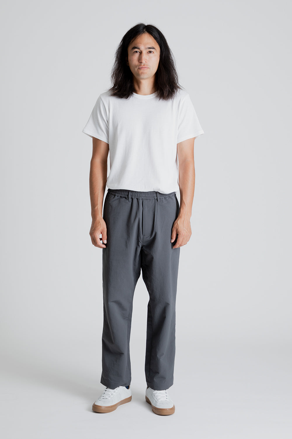 Nanamica ALPHADRY Wide Easy Pants in Gray
