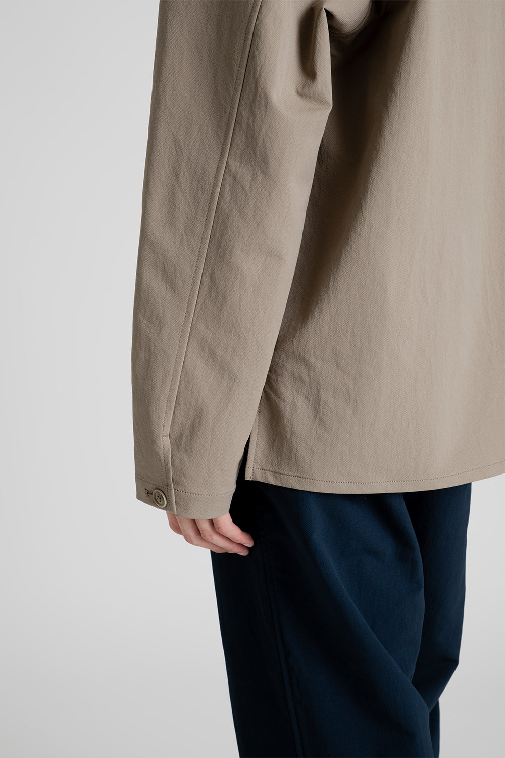 Nanamica Alphadry Shirt Jacket in Taupe