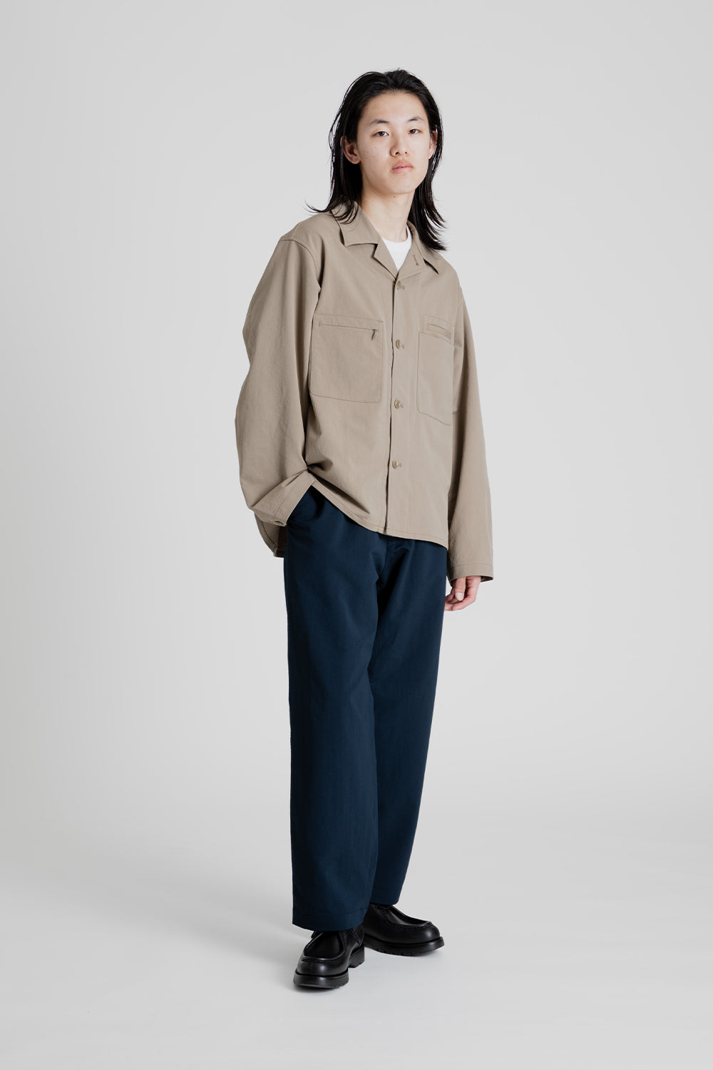 Nanamica Alphadry Shirt Jacket in Taupe