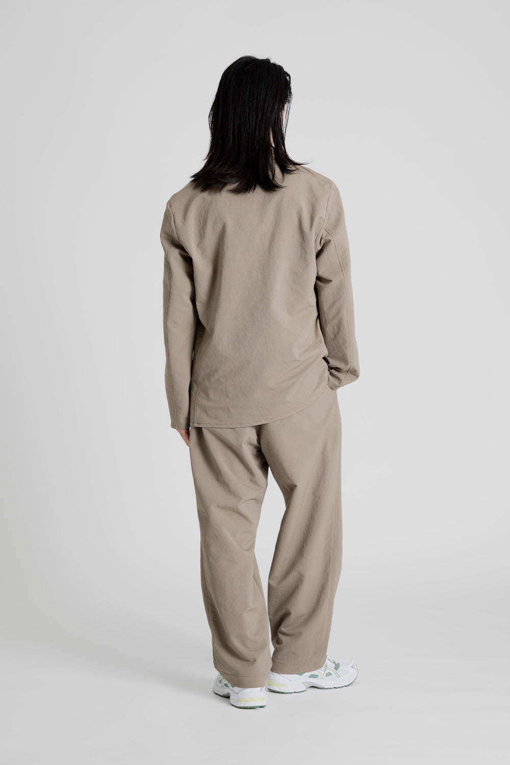 Nanamica Alphadry Wide Easy Pants in Taupe