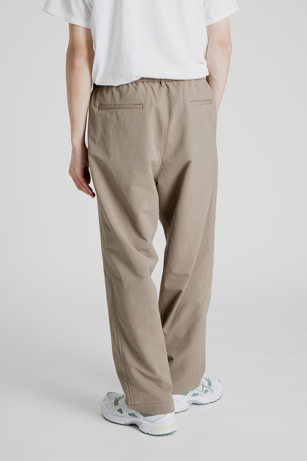Nanamica Alphadry Wide Easy Pants in Taupe