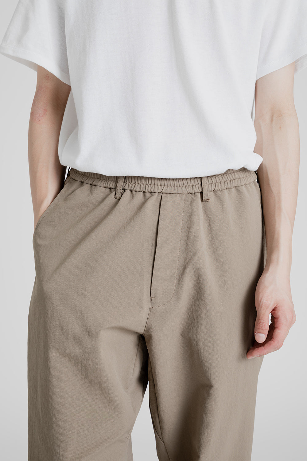 Nanamica Alphadry Wide Easy Pants in Taupe