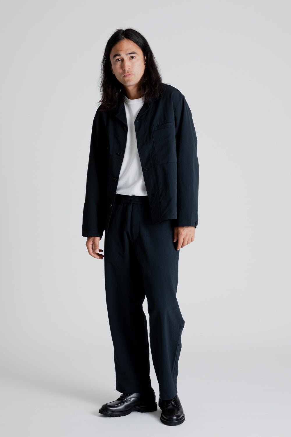 Nanamica ALPHADRY Shirt Jacket in Black