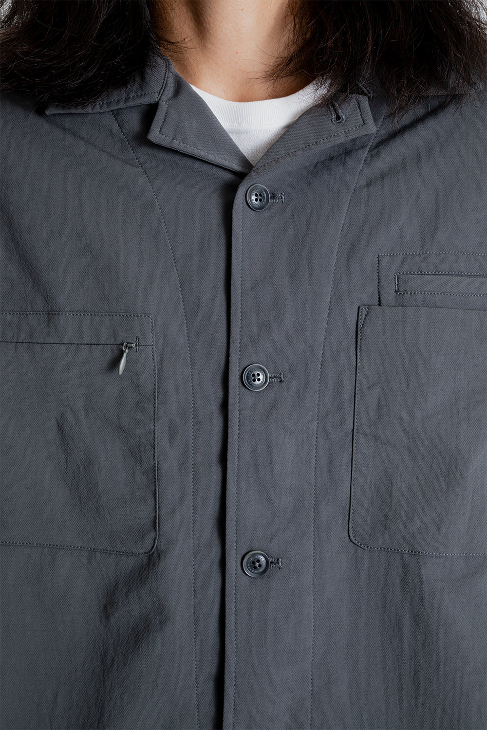 Nanamica ALPHADRY Shirt Jacket in Gray