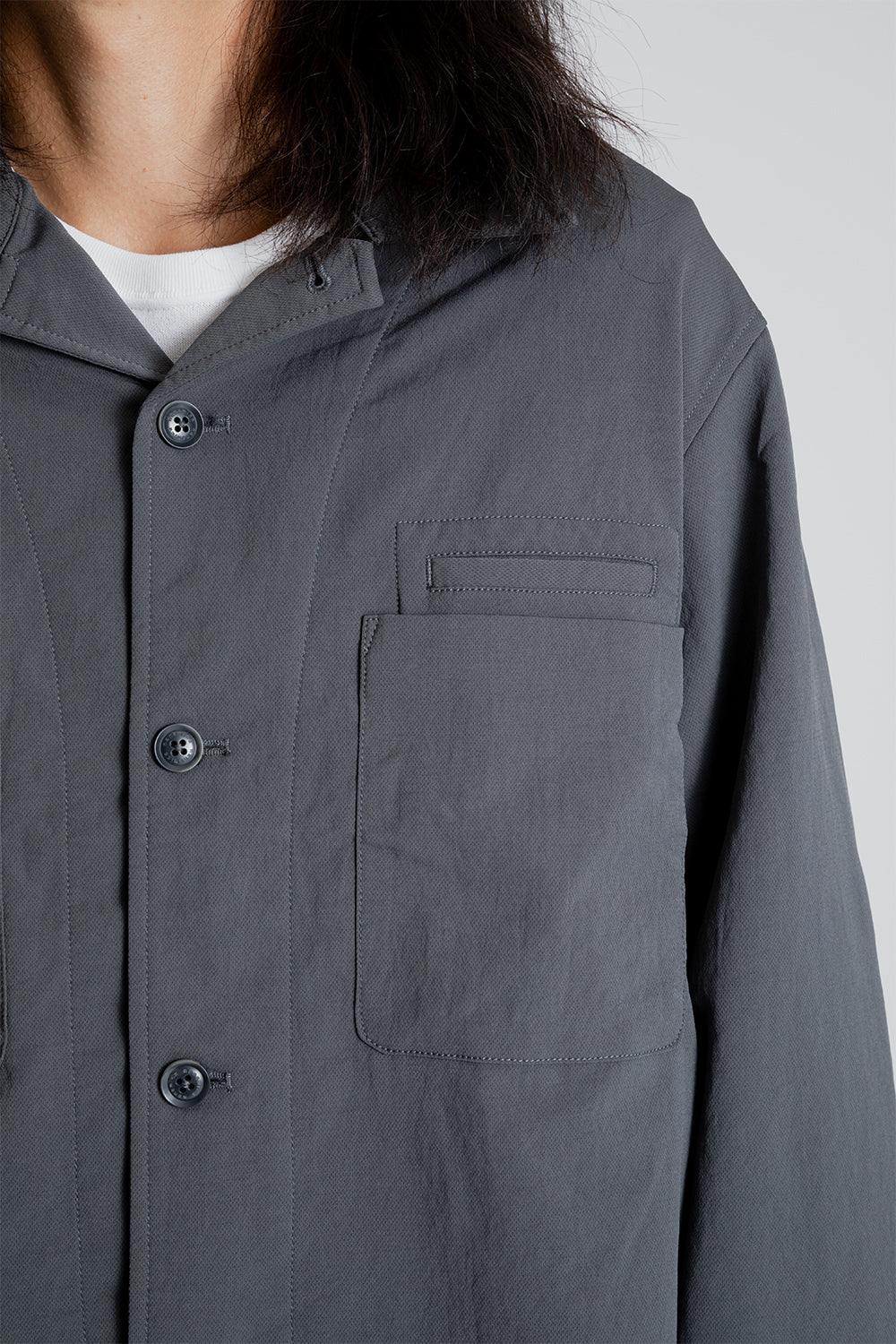 Nanamica ALPHADRY Shirt Jacket in Gray