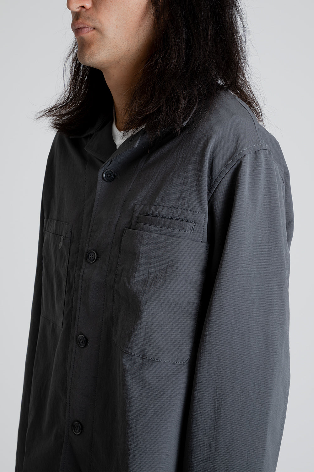 Nanamica ALPHADRY Shirt Jacket in Gray