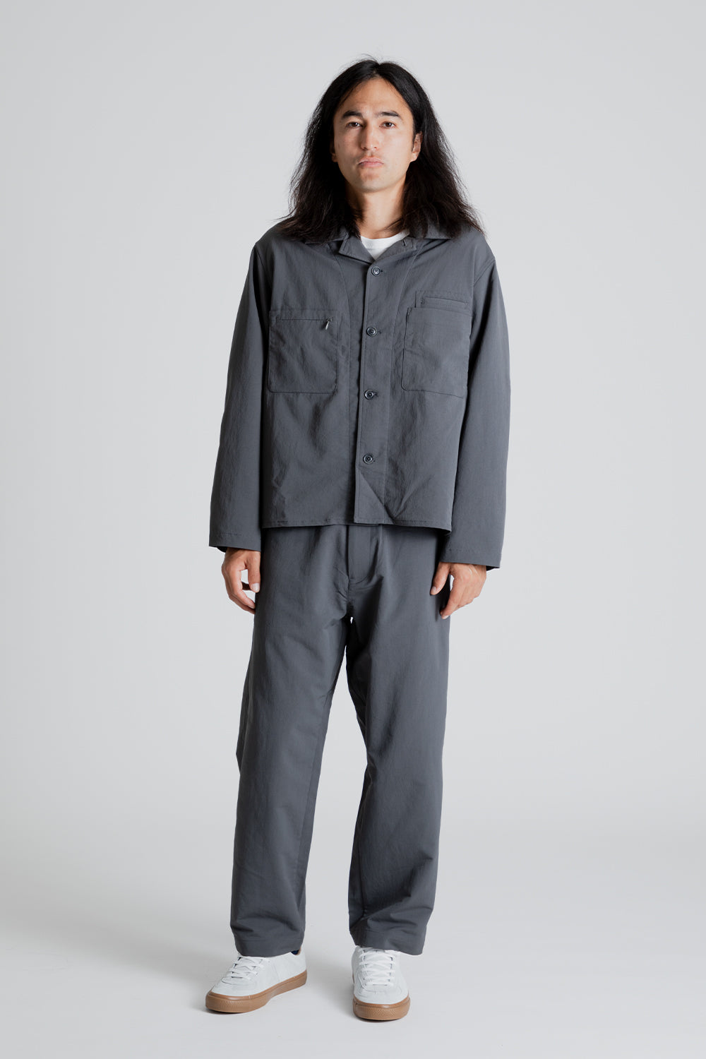 Nanamica ALPHADRY Shirt Jacket in Gray
