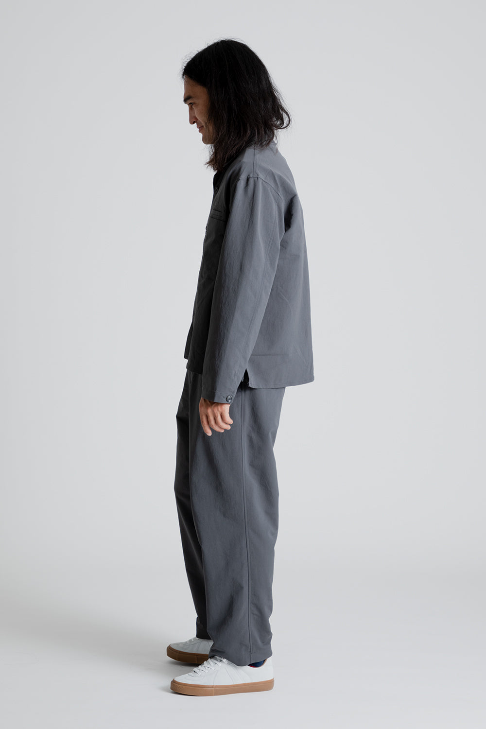 Nanamica ALPHADRY Shirt Jacket in Gray