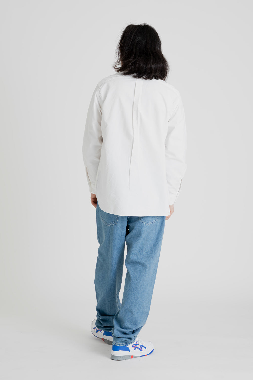 Nanamica Button Down Wind Shirt in White