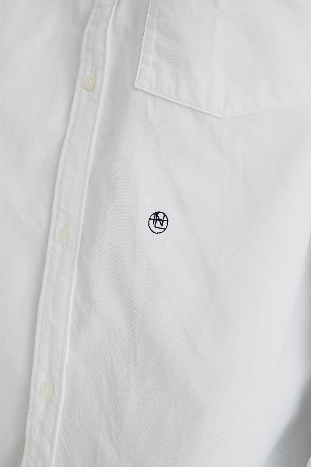 Nanamica Button Down Wind Shirt in White