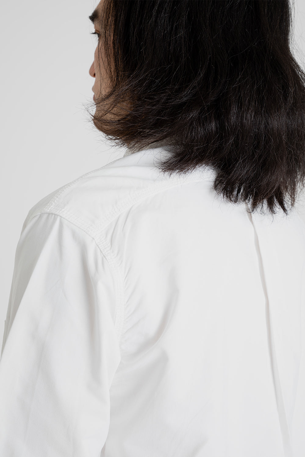 Nanamica Button Down Wind Shirt in White