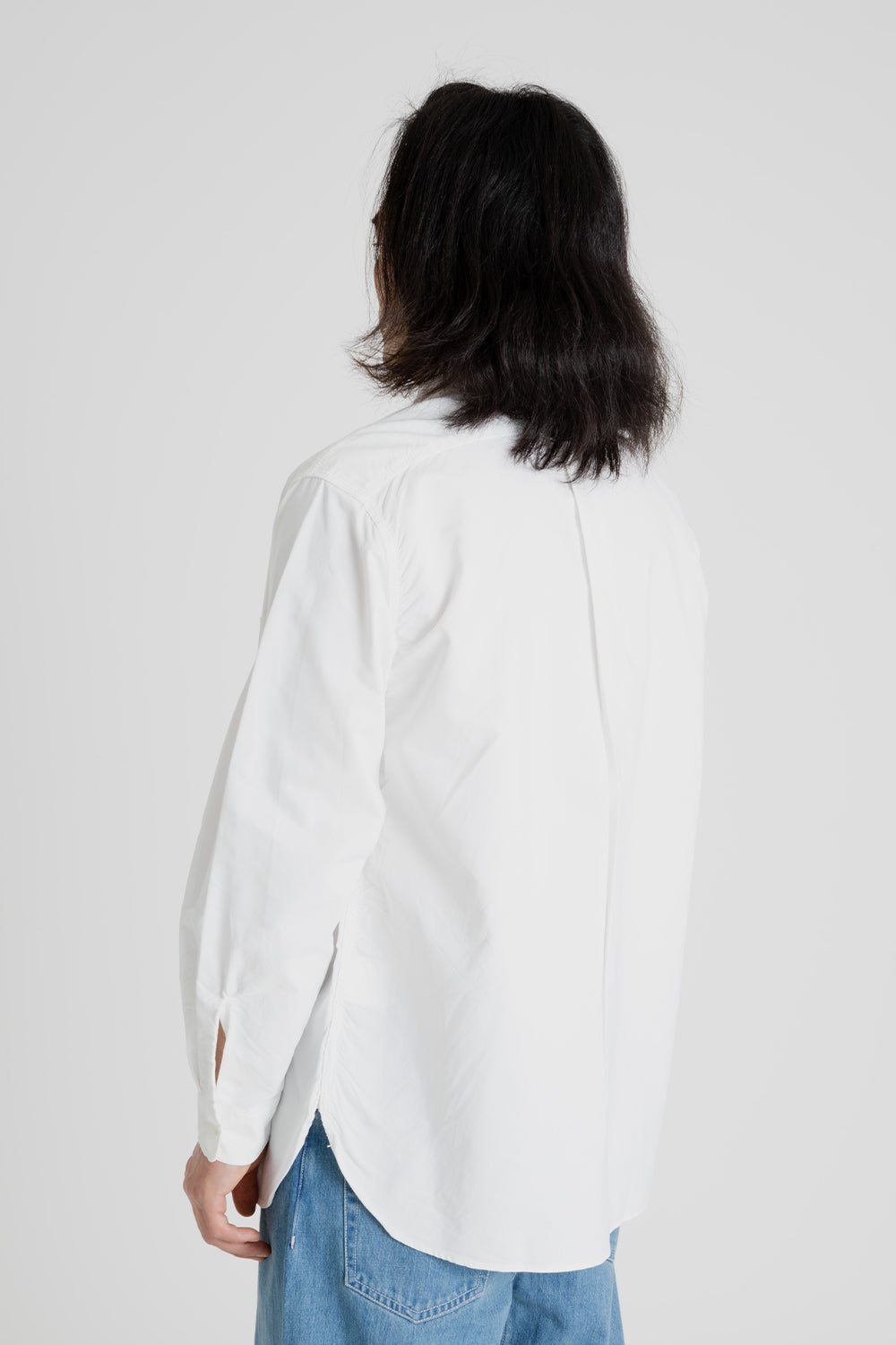 Nanamica Button Down Wind Shirt in White