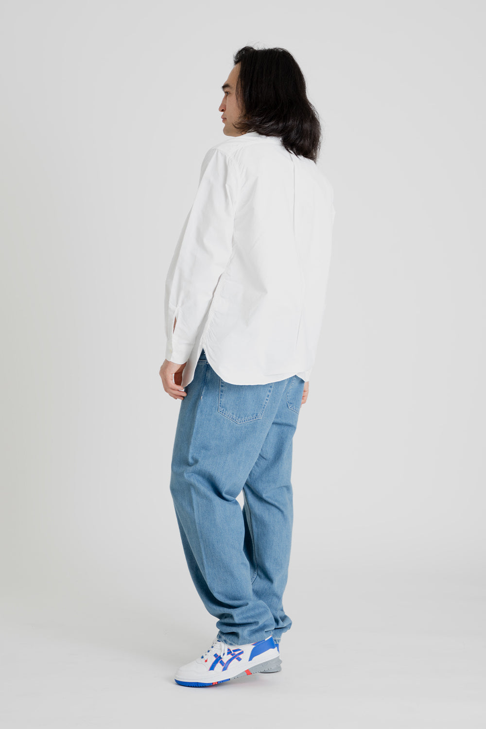 Nanamica Button Down Wind Shirt in White