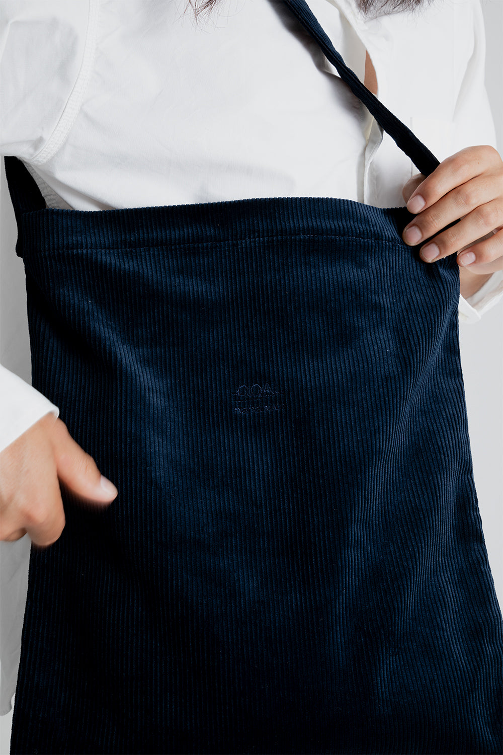 Nanamica Corduroy Utility Shoulder Bag in Navy