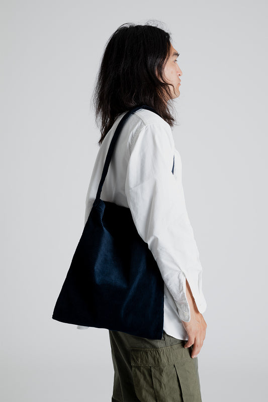 Nanamica Corduroy Utility Shoulder Bag in Navy