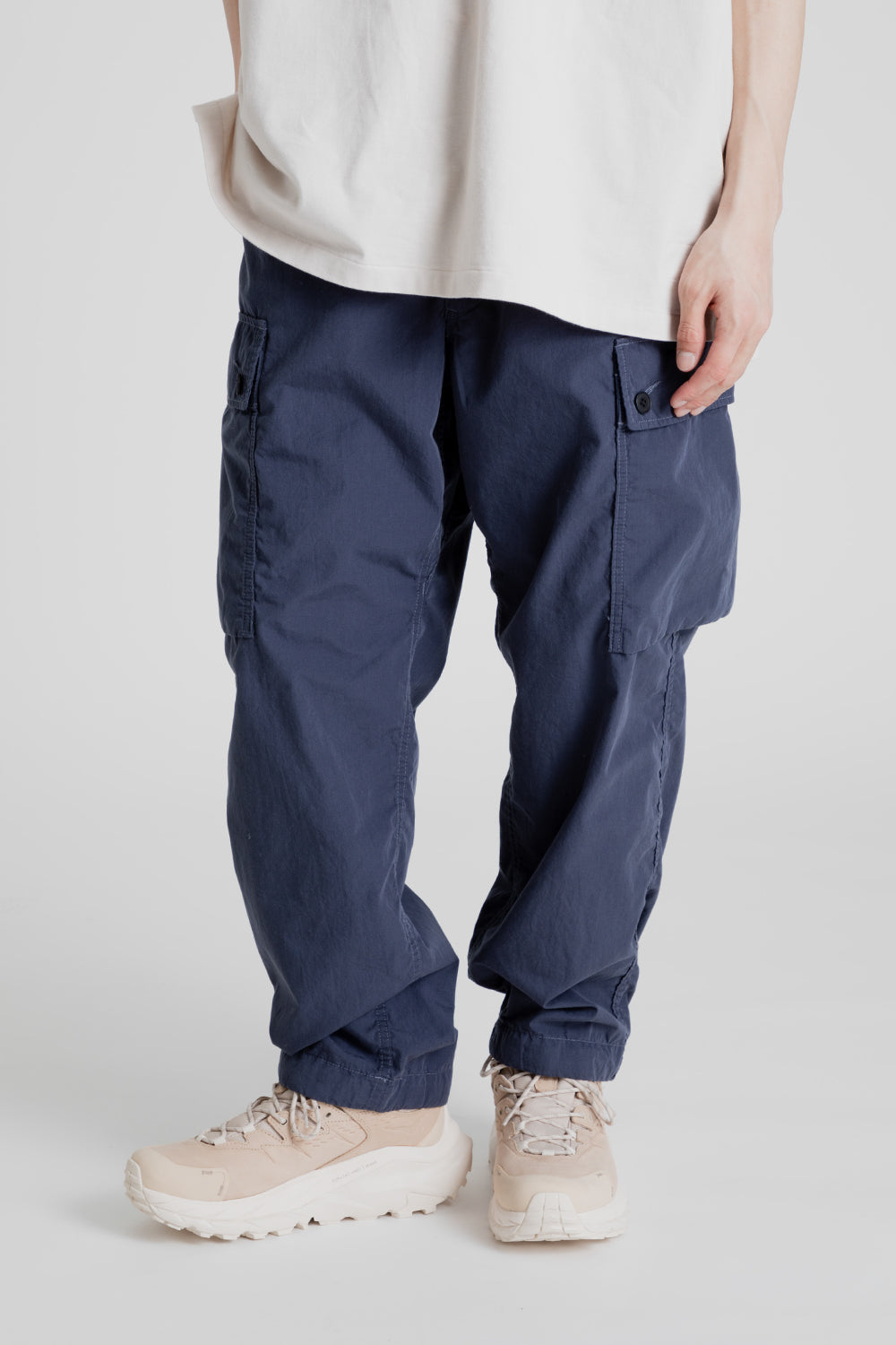 Nanamica Easy Cargo Pants in Marine Navy