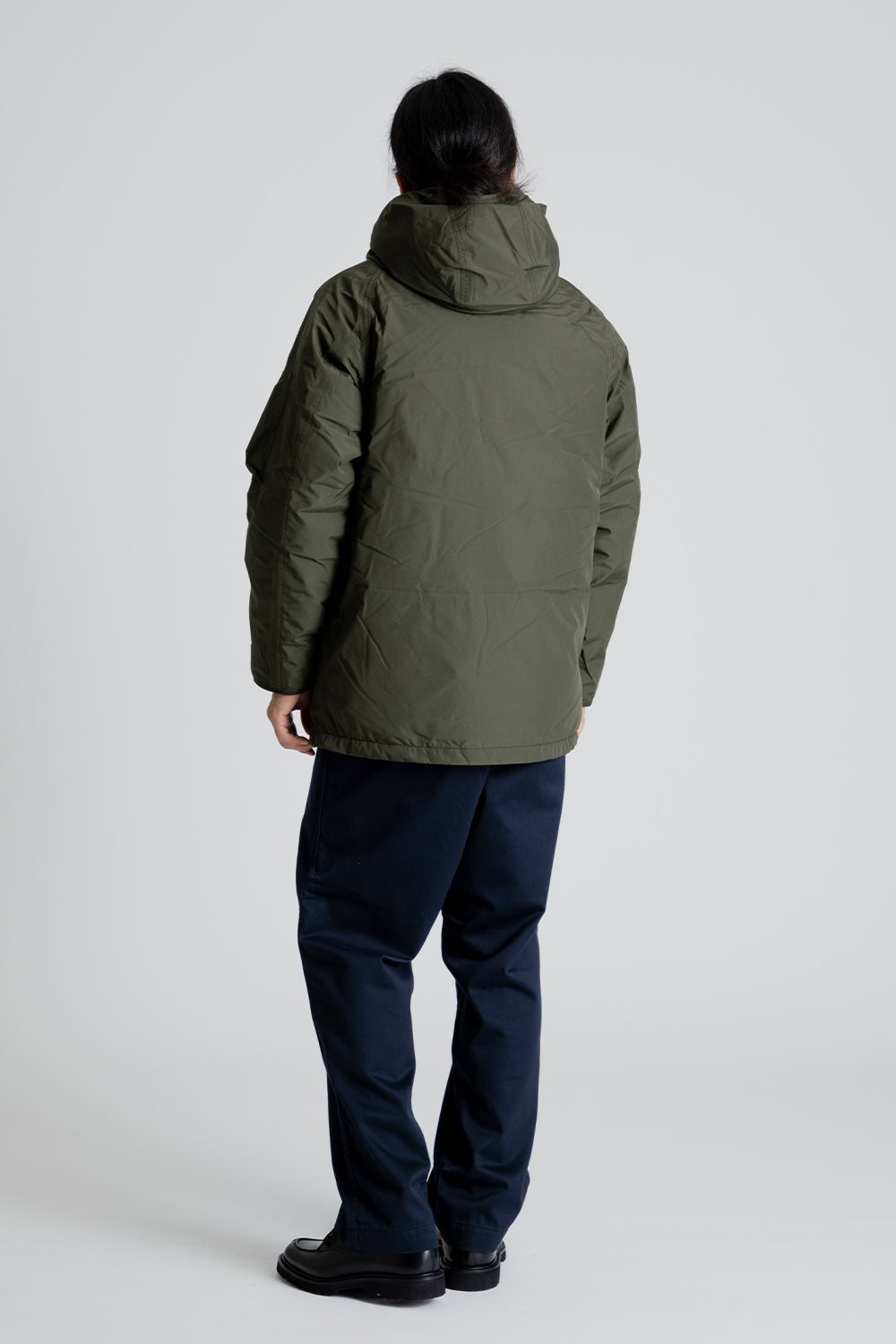 Nanamica GORE-TEX Down Coat in Khaki Green