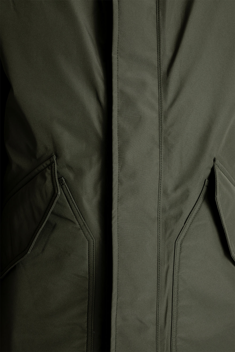 Nanamica GORE-TEX Down Coat in Khaki Green