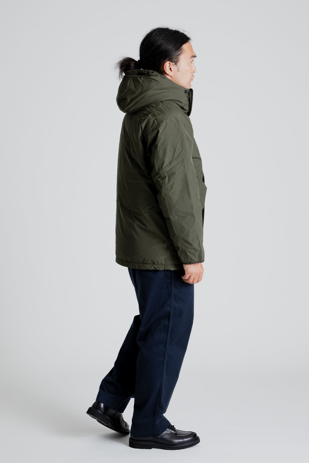 Nanamica GORE-TEX Down Coat in Khaki Green