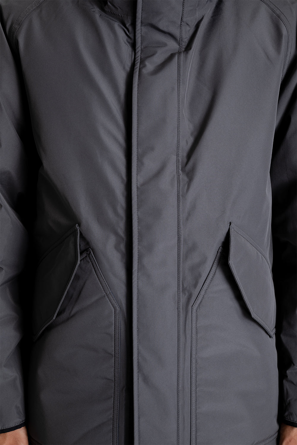 Nanamica GORE-TEX Down Coat in Gray