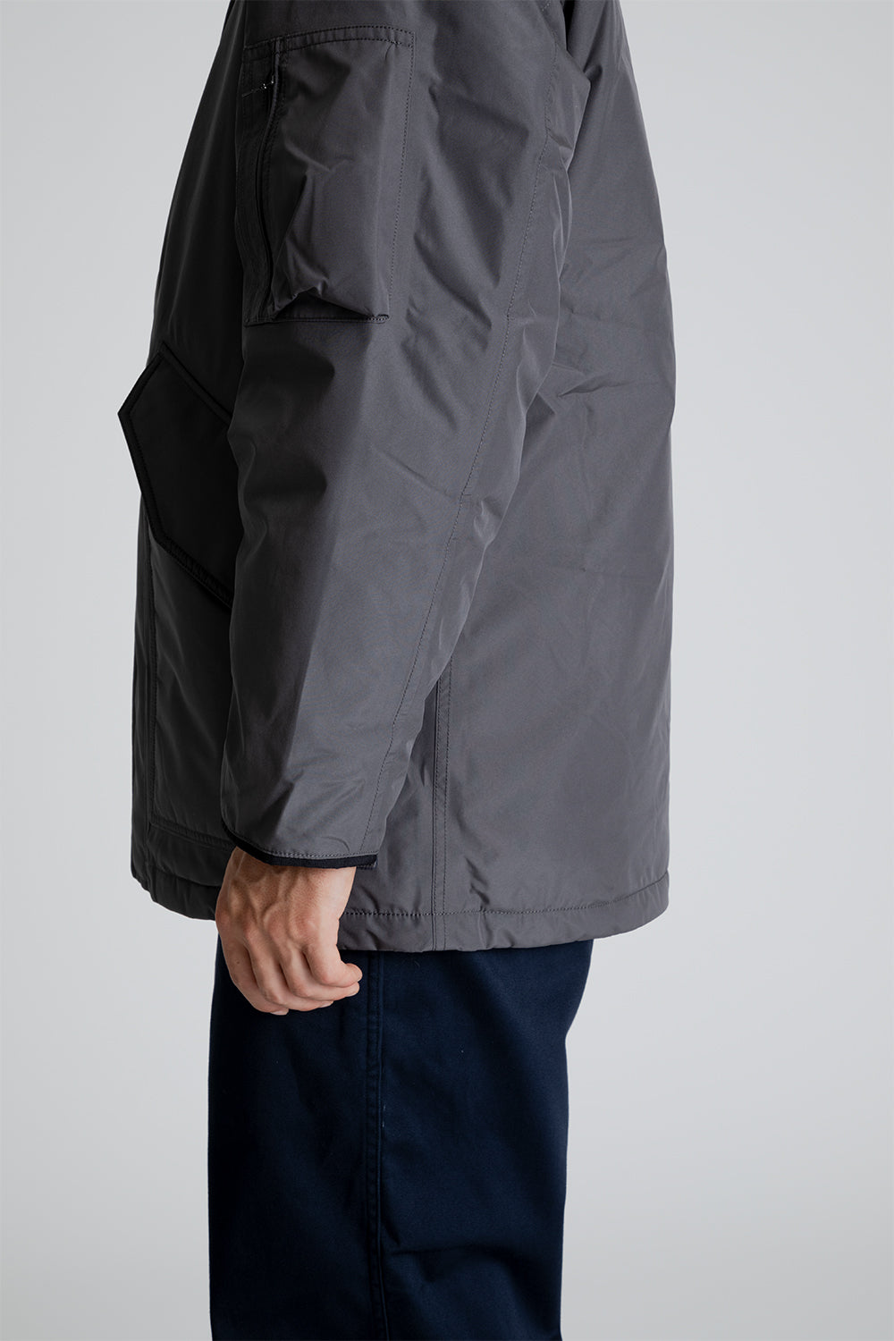 Nanamica GORE-TEX Down Coat in Gray
