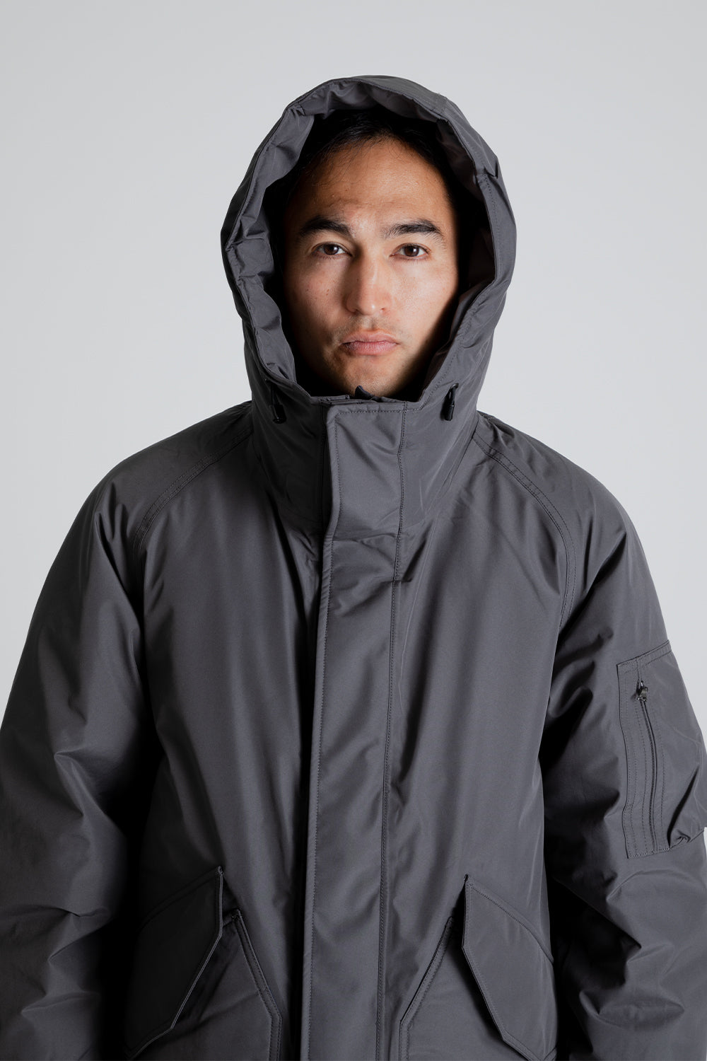 Nanamica GORE-TEX Down Coat in Gray