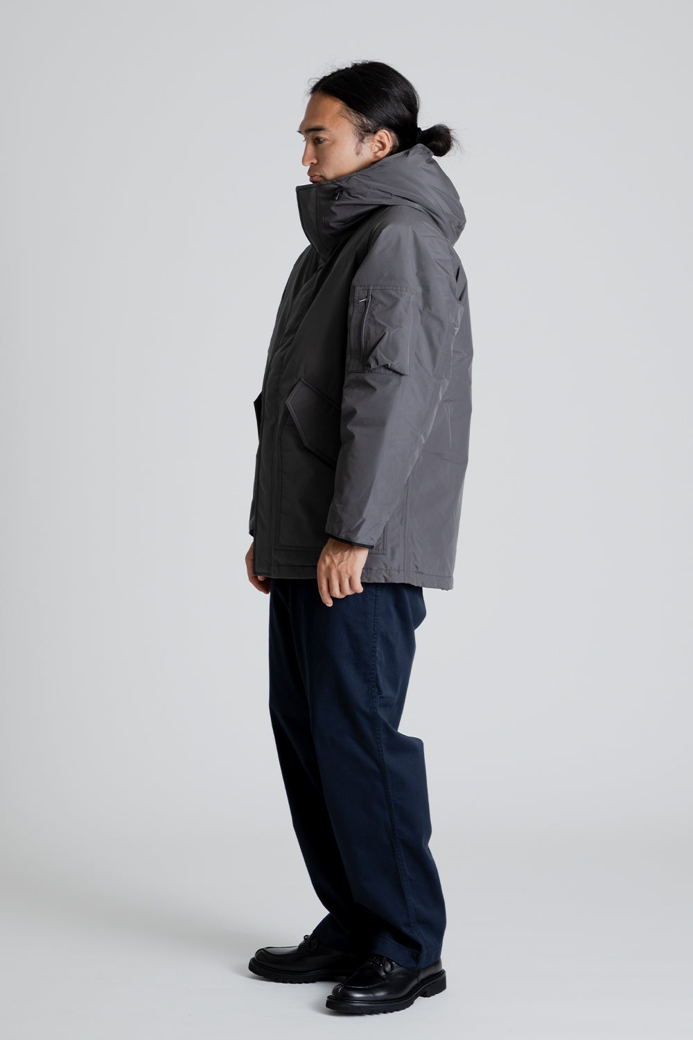 Nanamica GORE-TEX Down Coat in Gray