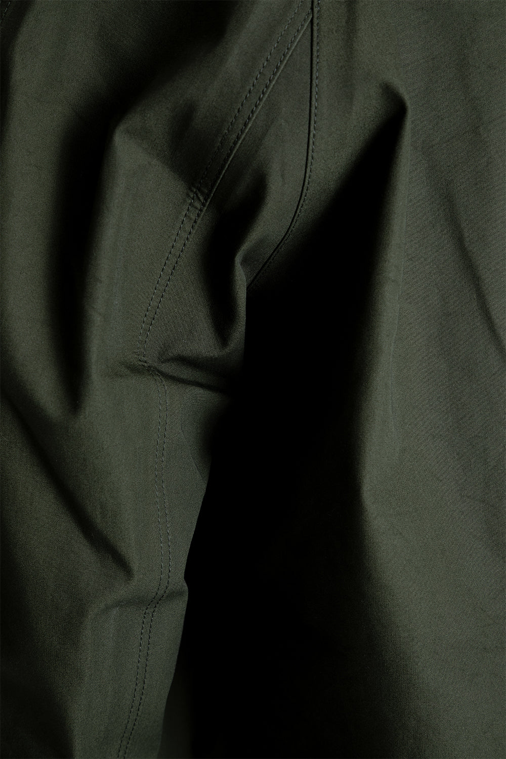 Nanamica GORE-TEX Soutien Collar Coat in Moss Green