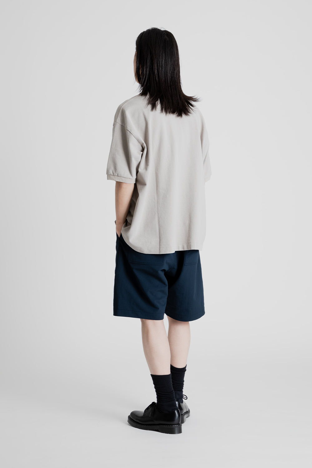 Nanamica_Half_Sleeve_Polo_Shirt_Taupe