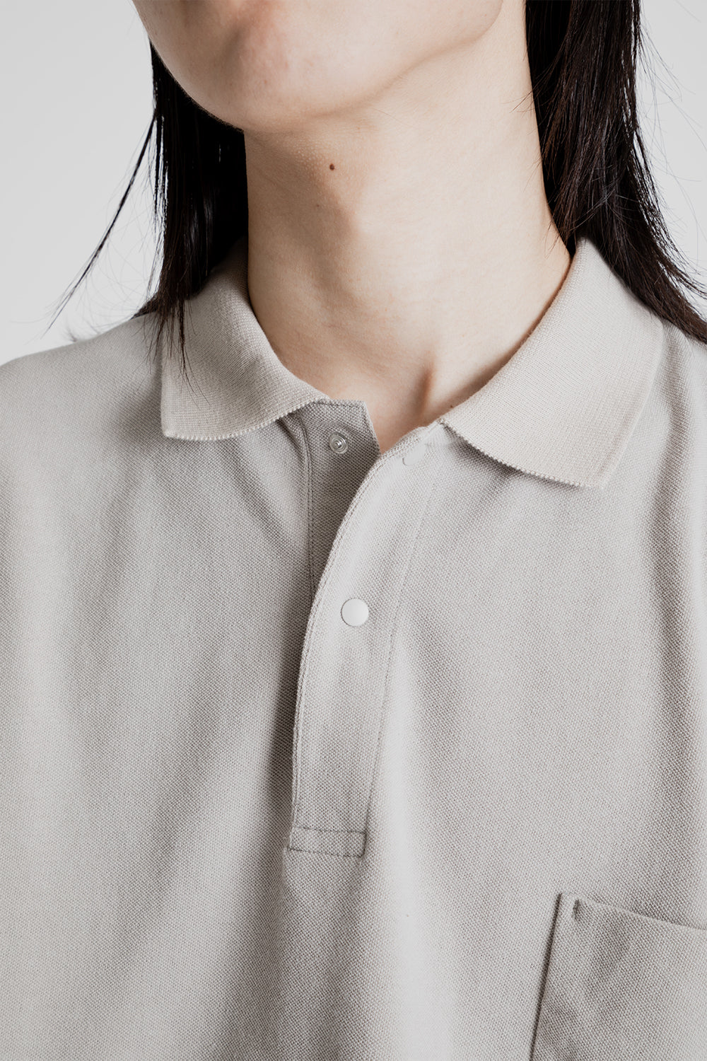 Nanamica_Half_Sleeve_Polo_Shirt_Taupe