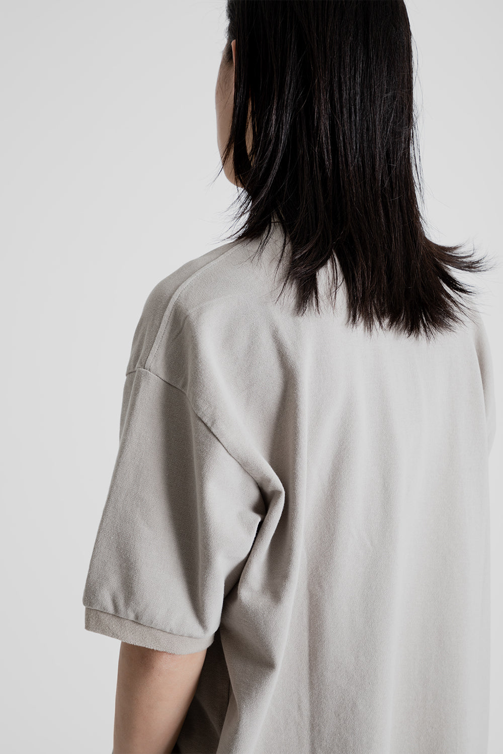 Nanamica_Half_Sleeve_Polo_Shirt_Taupe