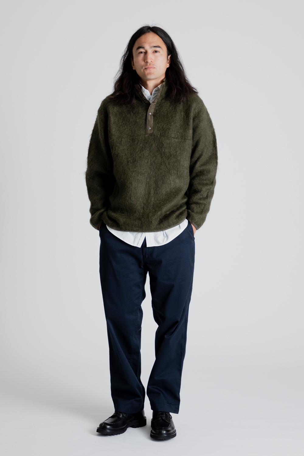 Nanamica Pullover Sweater in Khaki