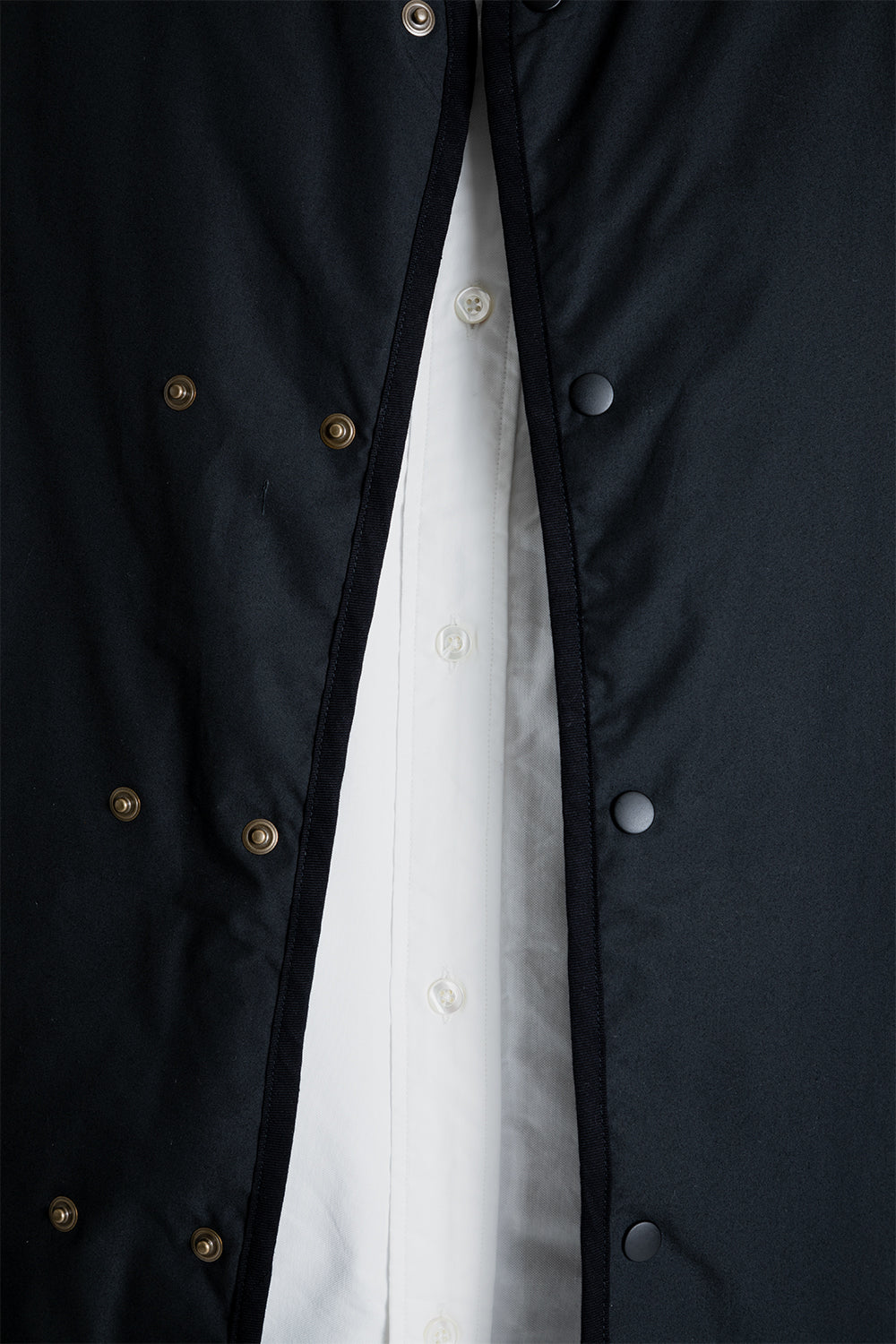 Nanamica Reversible Down Cardigan in Black