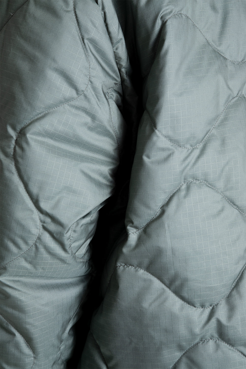 Nanamica Reversible Down Cardigan in Sage Green